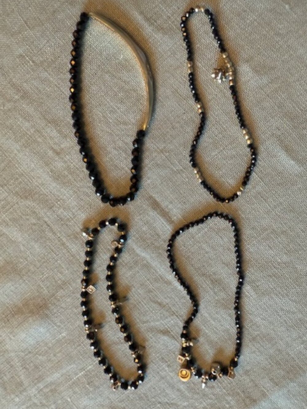 Kendra Scott Supak Bracelet Set-BLACK